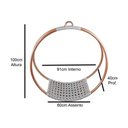 Ver imagem 2 de Balanço Suspenso Emily em Alumínio para Área e Jardim Trama Original