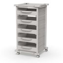 Ver imagem 3 de Carrinho com 5 Gavetas para Organização em Qualquer Ambiente com Rodinhas