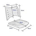 Ver imagem 2 de Assento e Encosto Cadeira Plástica Iso - Verde