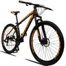 Bicicleta Aro 29 Dropp Z3 Câmbio TX-800 24 Vel Freio a Disco - Preto+Laranja - 21 - 2