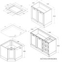 Ver imagem 5 de Cozinha Modulada 9 Pecas 225x195 Cm Denv Branco Rivera Dtall