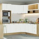 Ver imagem 6 de Cozinha Modulada 9 Pecas 225x195 Cm Denv Branco Rivera Dtall