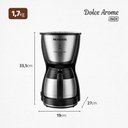 Ver imagem 7 de Cafeteira Elétrica Mondial Dolce Arome Thermo Preto 800w 127v - C-33 Jt 24x