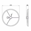 Ver imagem 2 de Aro Apoio Para Pes Para Cadeira Caixa Preto