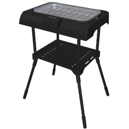 Churrasqueira Elétrica Portátil 2 em 1 Pedestal e Mesa sem Fumaça Grill 220v Preta Agratto Achp01n - 4