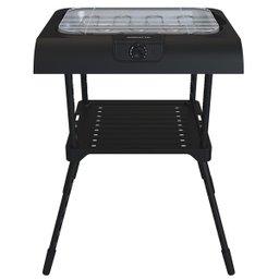 Churrasqueira Elétrica Portátil 2 em 1 Pedestal e Mesa sem Fumaça Grill 220v Preta Agratto Achp01n - 5