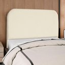 Ver imagem 2 de Cabeceira Casal 140 Cm com Frame Alana Suede Bege Artte