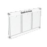 Quadro de Avisos em Acrílico 3 Folhas Colorido - Branco Brilhante - 1
