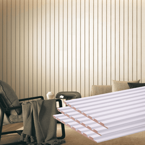 Painel Ripado Frieze Branco 2750 X 455 X 9mm