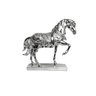 Escultura de Cavalo Decorativo Prata - 15x35x31cm Prime Home Decor 36969 - 1