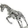 Escultura de Cavalo Decorativo Prata - 15x35x31cm Prime Home Decor 36969 - 4