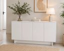 Ver imagem 2 de Buffet Aparador Atta 4 Portas Moderno 120cm Cor Branco