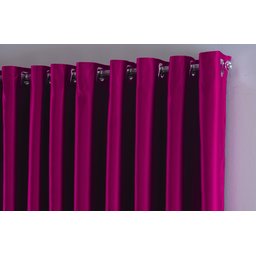 Cortina para Sala Quarto Blackout Tecido 2,70x1,80 Ellegance:vinho - 2