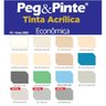 Latex Acrlico Fosco 3,6 Litros Peg Pinte Eucatex Peg Pìnte Chromium - 2