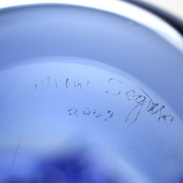 Vaso Azul Amassado - 5