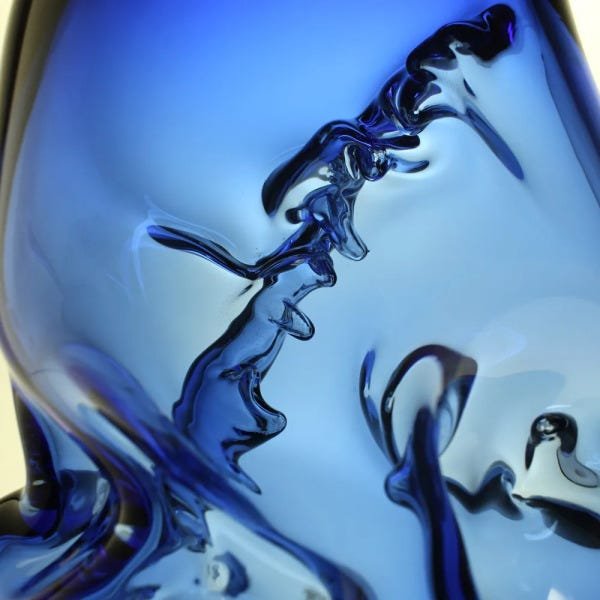 Vaso Azul Amassado - 3