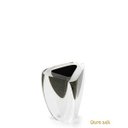 Ver imagem 1 de Vaso Triangular nº 4 Preto com Ouro Murano Cristais Cadoro