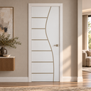 Ver imagem 5 de Porta Interna Frisada de Madeira Revestida em MDF:Branco