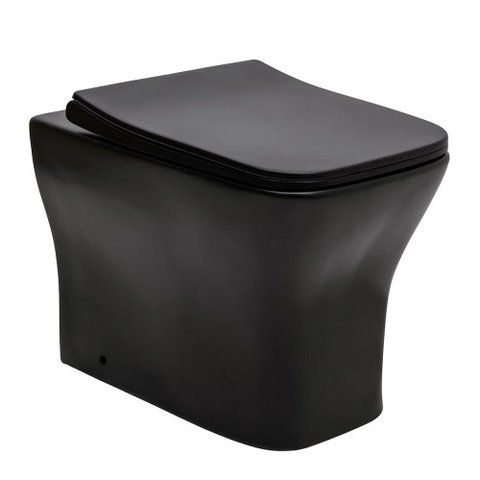 Vaso Sanitário Convencional Turmalina Pingoo.casa - Preto