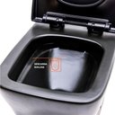 Ver imagem 6 de Vaso Sanitário Convencional Turmalina Pingoo.casa - Preto