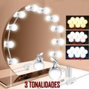 Ver imagem 5 de Luminária de Espelho Camarim 3 Tom de Luz 10 Lâmpadas de Led