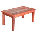 Ver imagem 2 de Conjunto Mesa de Jantar 1,5 M 6 Cadeiras Madri Madeira de Demolição com Pátina