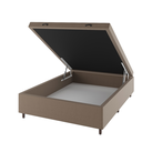 Ver imagem 1 de Base Box Bau Casal Cairo (43x138x188cm) Tabaco - Casa Giulia