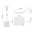 Ver imagem 2 de Forcado para Cascalho com 10 Dentes Tramontina em Aço com Cabo de Madeira 74 Cm Tramontina