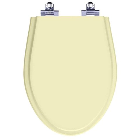Assento Sanitário Laqueado Soft Close Alpinia Marfim (Bege) para vaso Fiori