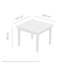 Ver imagem 3 de Mesa de Jantar 1m Madeira Maciça Mhm