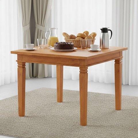 Mesa de Jantar 1m Madeira Maciça Mhm