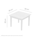 Ver imagem 2 de Mesa de Jantar 80cm Madeira Maciça Mhm