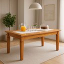 Ver imagem 2 de Mesa de Jantar 1,5 m Madeira Maciça