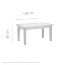 Ver imagem 3 de Mesa de Jantar 1,5 m Madeira Maciça