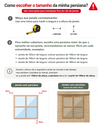 Ver mais imagens de Kit Persiana Pronta Rolô Bambu 240LARG X 230ALT Natural (2 Pçs)