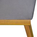 Ver imagem 5 de Kit 2 Poltronas Bela Base de Madeira Maciça - Suede Bege