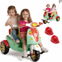 Ver imagem 1 de Carrinho Duo Color 2 Lugares de Passeio e Pedal Moto Calesita