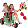 Carrinho Duo Color 2 Lugares de Passeio e Pedal Moto Calesita - 1
