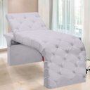 Ver imagem 2 de Maca Estofada Estética Cílios Regulável Spa Suede Eloísa:branco