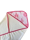 Ver imagem 1 de Toalha com Capuz Poliéster sem Forro - Balão Pink
