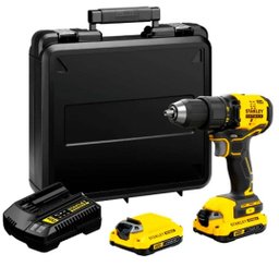 Parafusadeira/Furadeira 13mm à Bateria 20V 1,5Ah Lithium com Carregador, 2 Baterias e Maleta - STANL - 1 Parafusadeira/Furadeira 13mm à Bateria 20V 1,5Ah Lithium com Carregador, 2 Baterias e Maleta - STANL - 1