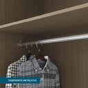 Ver imagem 4 de Guarda Roupa Modulado 01 Porta Desli 234cm Canto Reto Setiba
