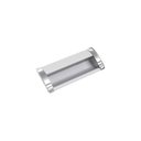 Ver imagem 3 de Porta de Correr Frisada Cm-03 Fundo Primer Branco Kit Alumínio Polido 210x92