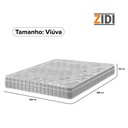 Ver imagem 4 de Colchão Viúva Espuma D33 Zidi Hanover Orthopedic 128x188x24cm