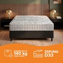 Ver imagem 5 de Colchão Viúva Espuma D33 Zidi Hanover Orthopedic 128x188x24cm