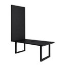 Ver imagem 2 de Mesa Reunião Escritório com Caixa de Tomadas 180cm e Painel TV Industrial Executive
