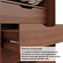 Ver imagem 7 de Guarda-Roupa Casal 6 Portas com Pés e Espelhos 234cm 100% MDF Boston Espresso Móveis Marrom/Jequitiba