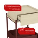 Ver mais imagens de Mesa de Cabeceira 1 Gaveta Sync Hibisco/Oasis Kappesberg