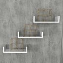 Ver imagem 3 de Prateleiras para Livros Branco Nayan Mix 3 Peças 40x15x15