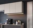 Ver imagem 1 de Armário Aéreo de Cozinha 120cm Quiditá 03 portas Fumê